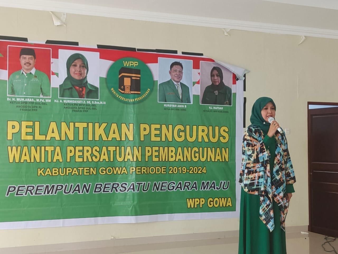 Ketua WPP Sulsel, Andi Nurhidayati Zainuddin.