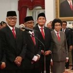 pelantikan dewan pengawas KPK